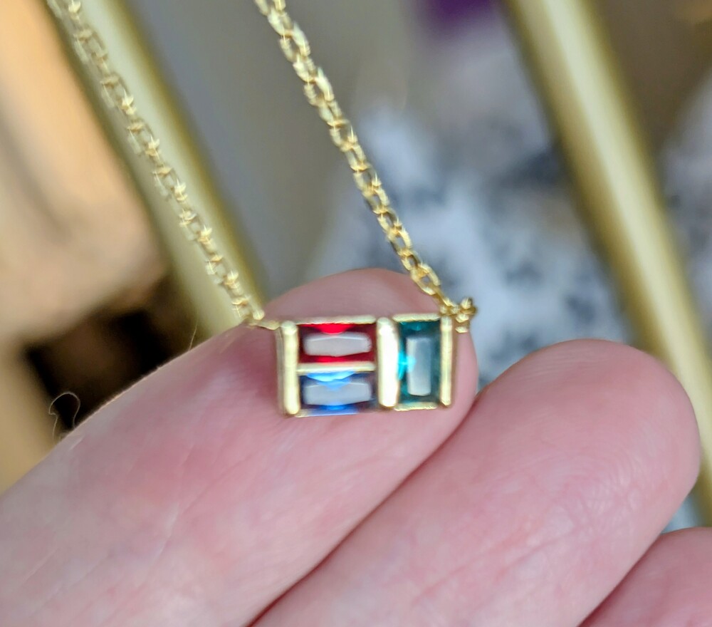 Multicolor Pendant Necklace Kendra Scott NWT - Picture 4 of 5